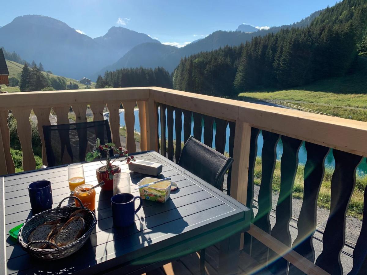Chalet Proche Morzine Et Lac Leman Wifi Offert Le Biot Buitenkant foto